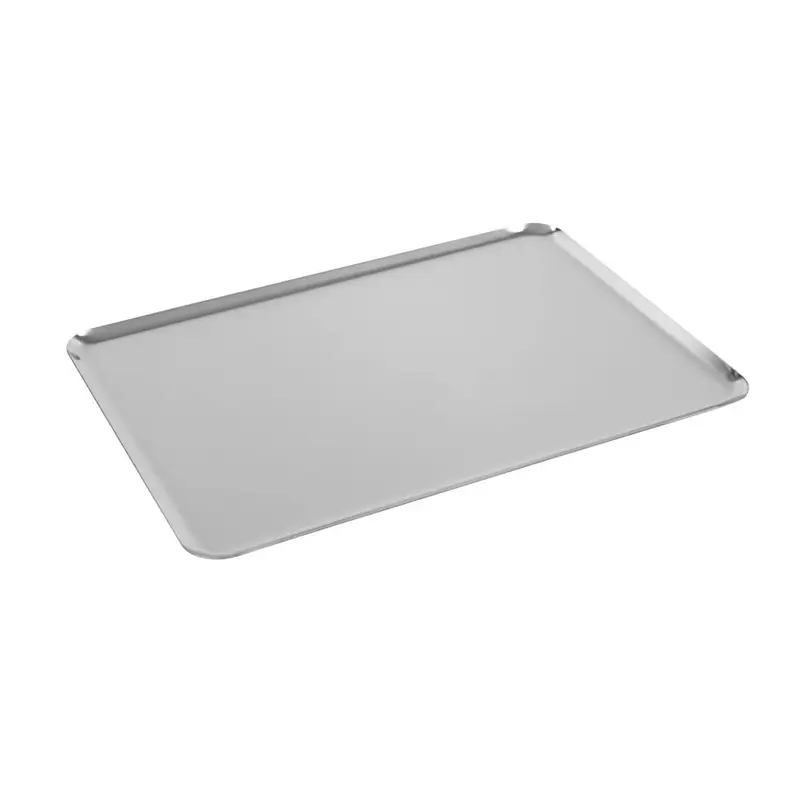 SCHNEIDER AUSLAGETABLETTS / SERVIERTABLETTS - RECHTECKIG - EDELSTAHL POLIERT