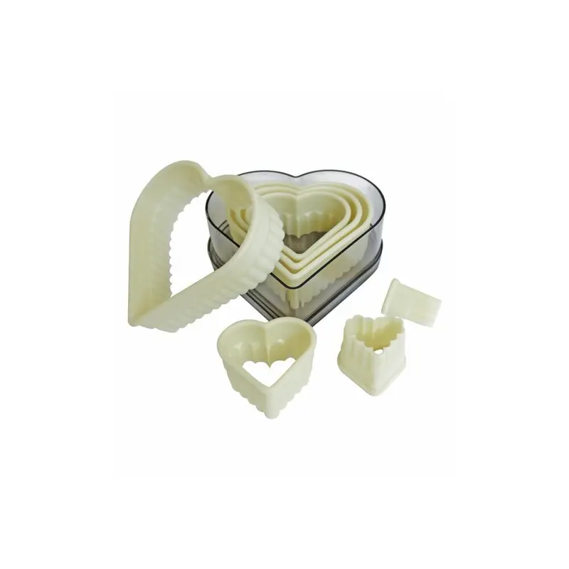 SCHNEIDER AUSSTECHERSATZ 7-TEILIG, NYLON, HERZ, GEZACKT