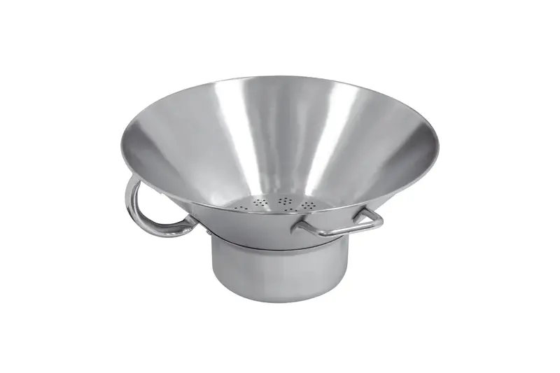 Schneider Edelstahl Pommes-Frites-Abtropfschüssel Ø 40 cm