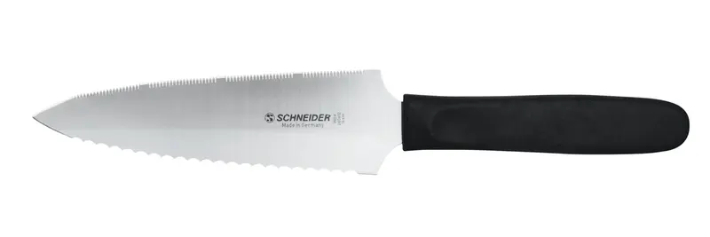 Schneider Edelstahl Tortenmesser Säge / Welle 16 cm
