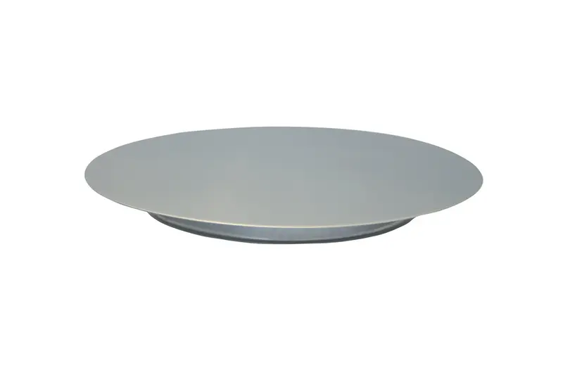Schneider Edelstahl Tortenplatte rund mit Ringfuß Ø 330 mm