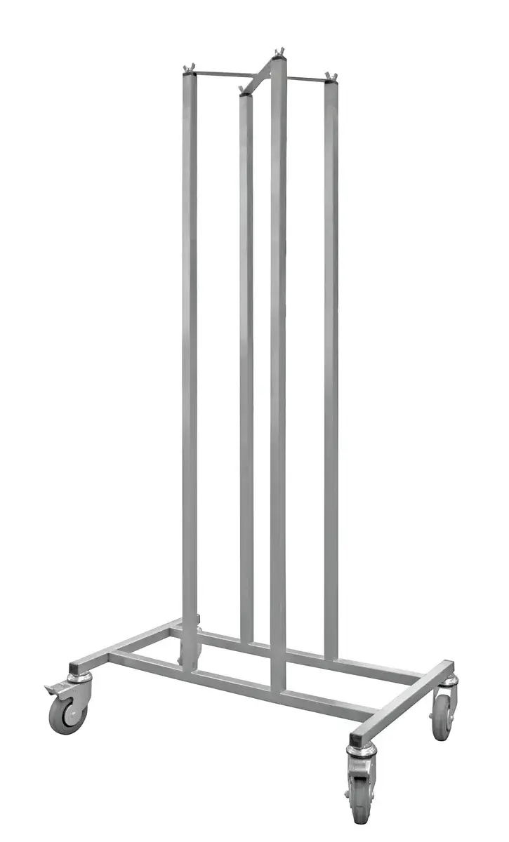 Schneider Edelstahl Wagen für Fahrgestelle & Tortenringe 750 x 470 x 1503 mm
