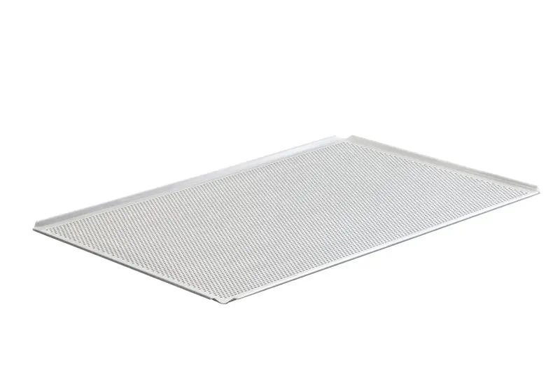 Schneider GN 2/3 Alu-Backblech mit 3 mm-Lochung, Ecken tiefgezogen