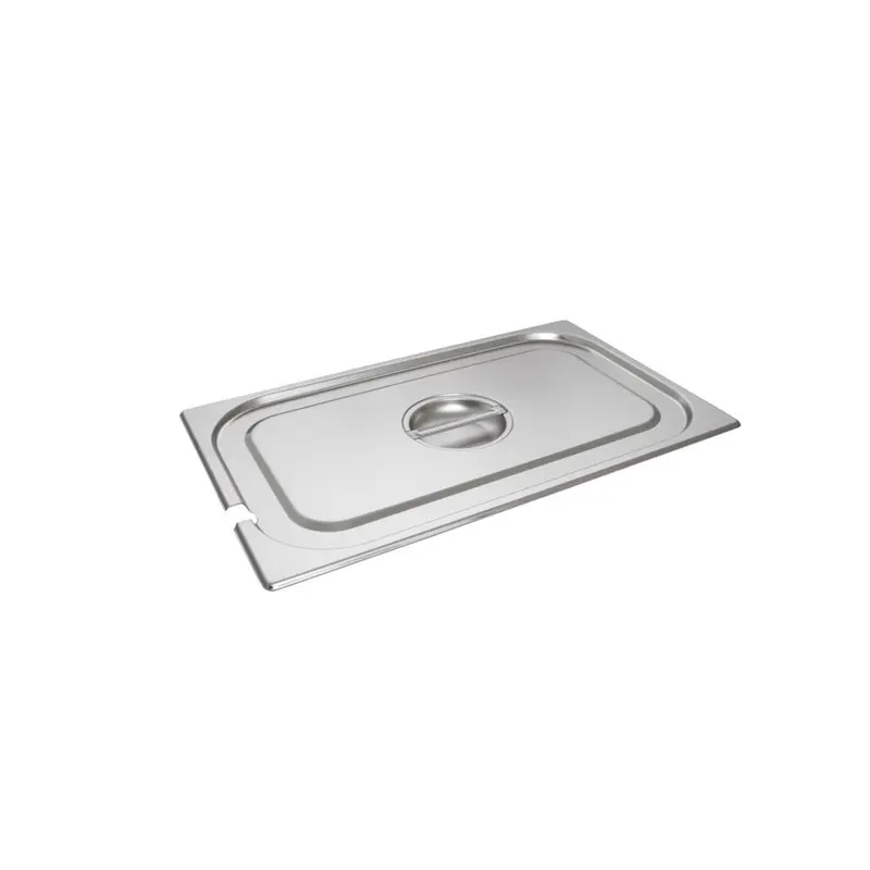 SCHNEIDER GN-DECKEL AUS EDELSTAHL - MIT LÖFFELAUSSPARUNG