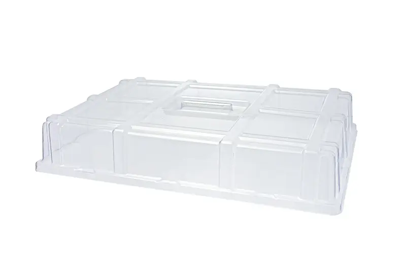 Schneider PET Abdeckhaube rechteckig 620 x 425 x 105 mm, transparent