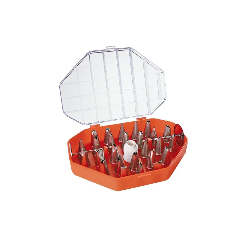 SCHNEIDER SPRITZTÜLLEN-SET - EDELSTAHL, 29-TEILIG
