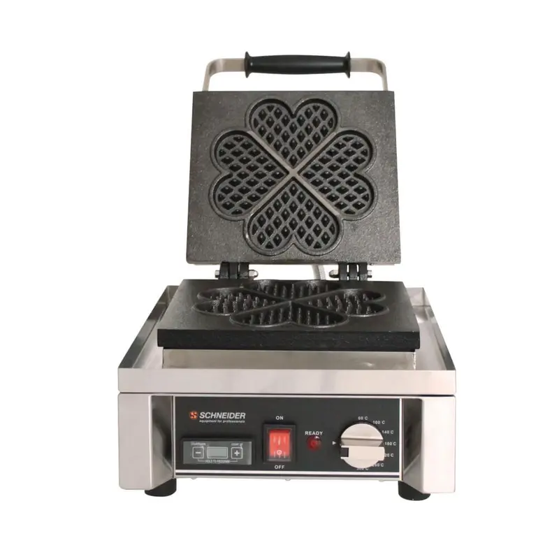 SCHNEIDER WAFFEL-EISEN "4 X EINZEL-HERZEN" MIT TIMER