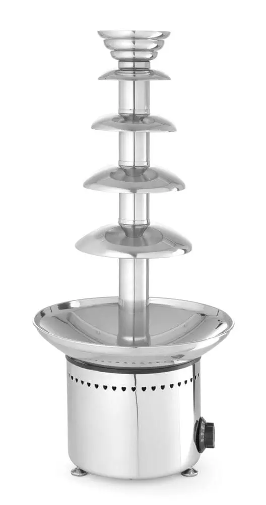 Schokoladenbrunnen mit 5 Ebenen, HENDI, 230V/265W, ⌀332x(H)709mm