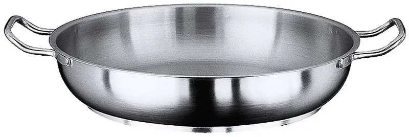 Serie 2100 Bratpfanne / Paellapfanne mit zwei seitlichen Griffen, Boden Durchmesser 29 cm, Innen Durchmesser 36