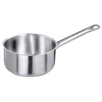 Serie 2100 Milchkasserolle mit Ausguss, Boden Durchmesser 12,5cm Inhalt