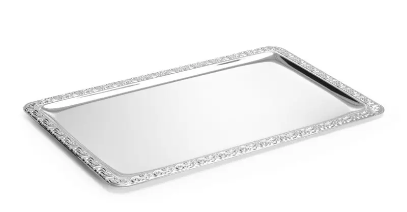 Servierplatte GN 1/1, mit Zierrand, HENDI, GN 1/1, 530x325mm
