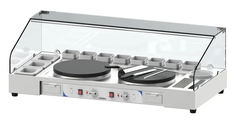 Servierstation für Crepesgerät doppelt