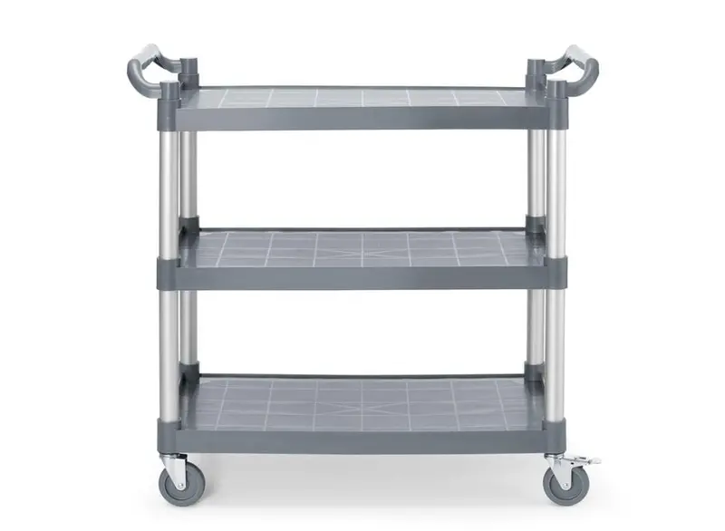 Servierwagen aus Polypropylen mit Lagen, groß, AmerBox, 1010x500x(H)960mm