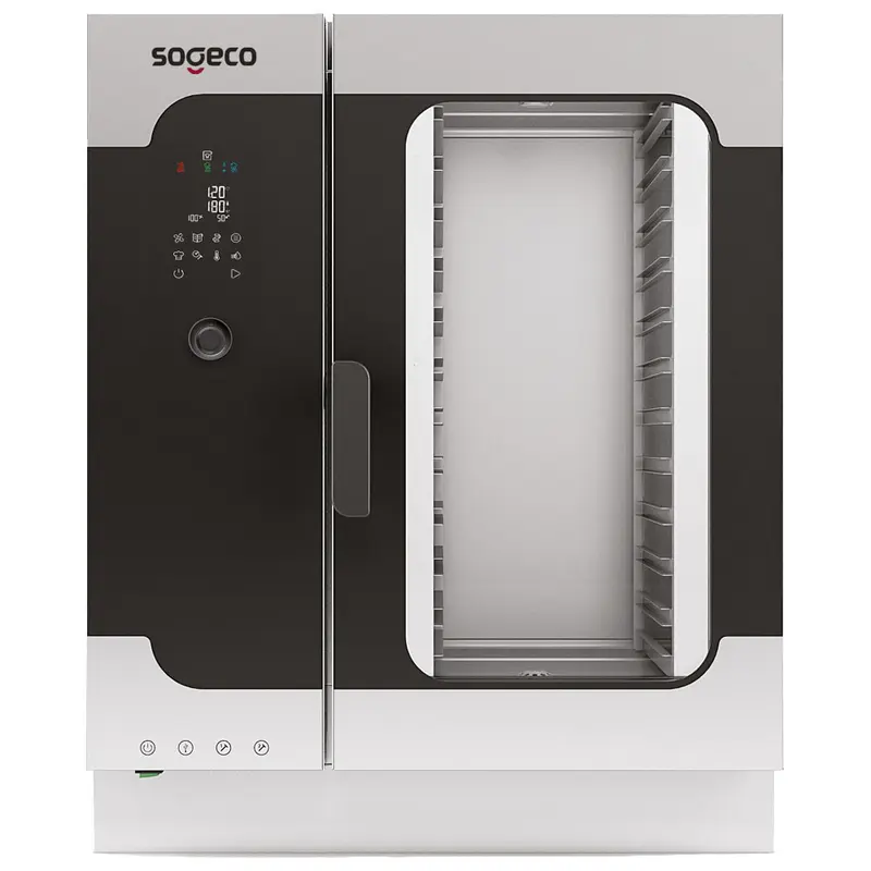Sogeco Elektro-Kombidämpfer mit Direkteinspritzung und digitaler Steuerung, 11x GN 1/1