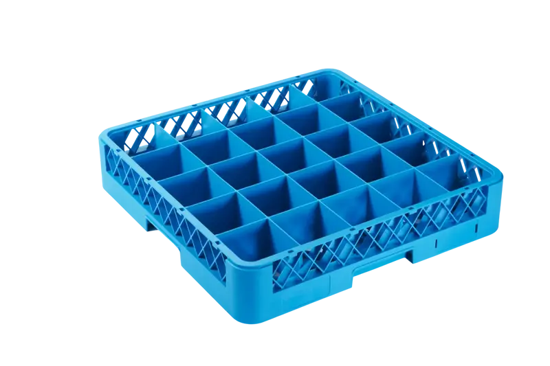 Spülkorb 500x500 mm 25 Fächer 89x89 mm, blau