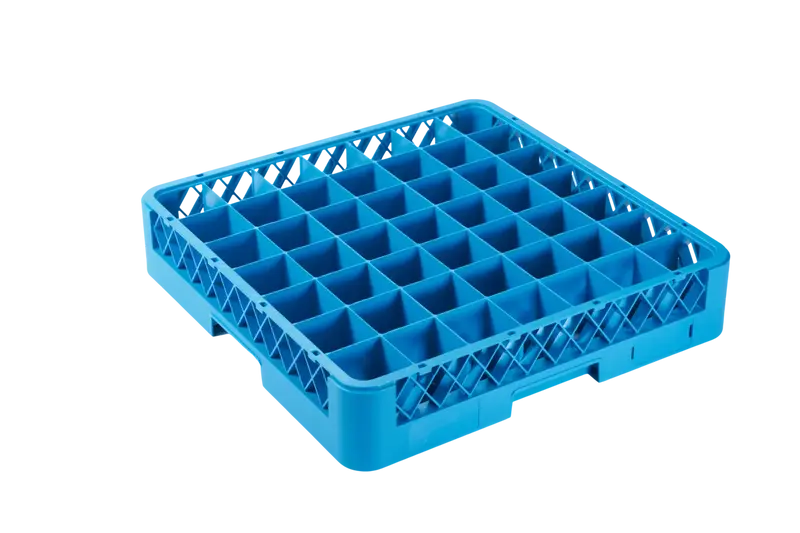Spülkorb 500x500 mm 49 Fächer 60x60 mm, blau