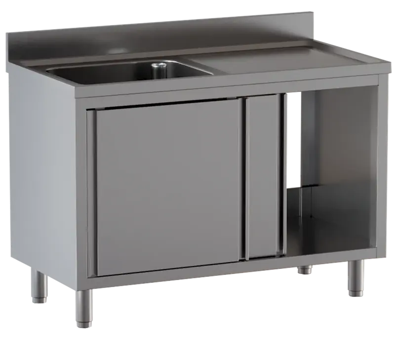 Spülschrank ECO 10x6 mit 1 Becken links