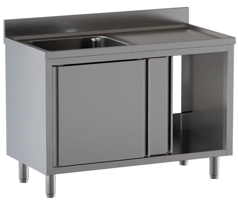 Spülschrank ECO 14x7 mit 1 Becken links