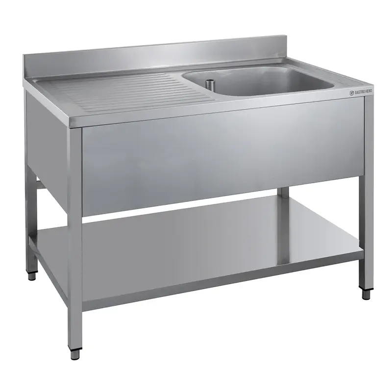Spültisch ECO 12x7 mit 1 Becken rechts