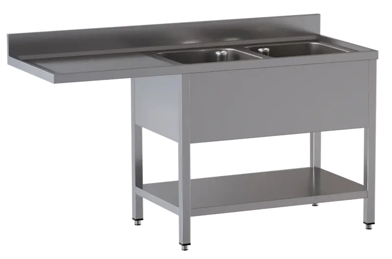 Spülzentrum ECO 18x7 mit 2 Becken Rechts