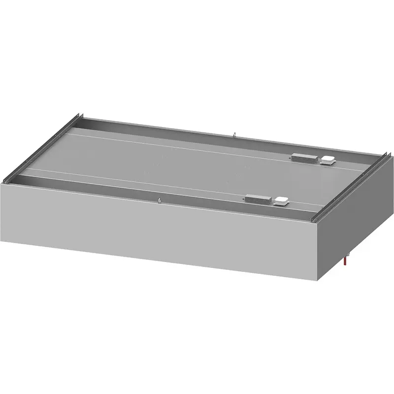 Stalgast Deckenhaube "Basic Line", Kastenform 2600 mm x 2000 mm mit Flammschutzfilter Typ B