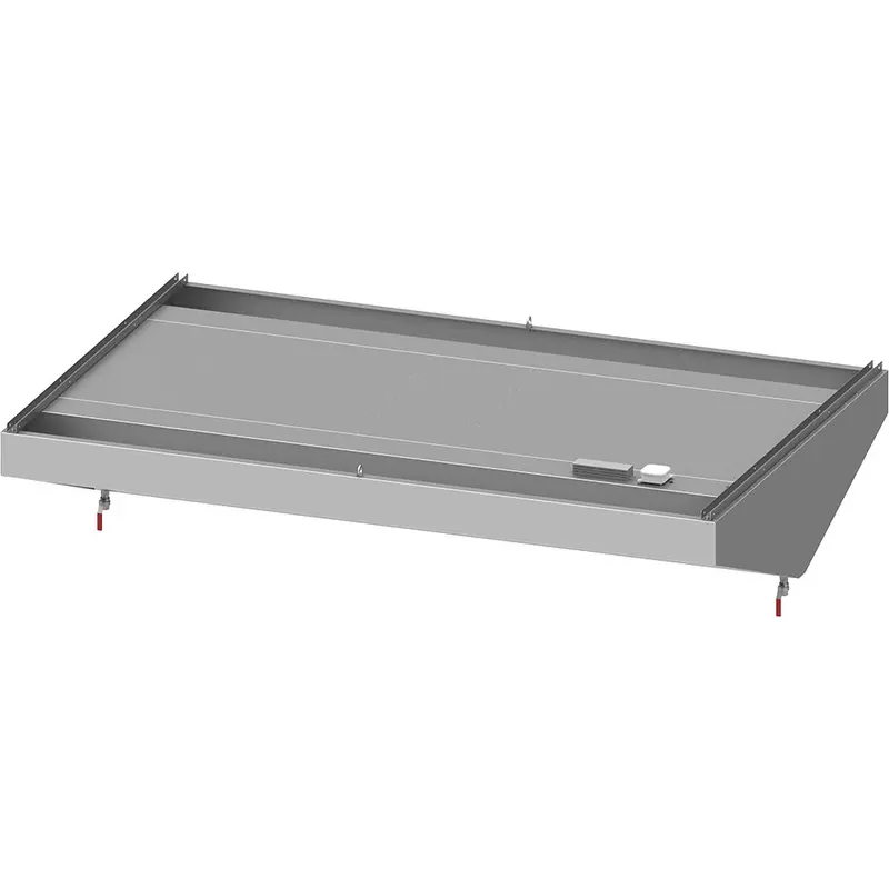 Stalgast Deckenhaube "Basic Line", Schrägform 2400 mm x 2000 mm mit Flammschutzfilter Typ B
