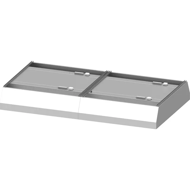Stalgast Deckenhaube "Basic Line", Trapezform 3200 mm x 2000 mm mit Flammschutzfilter Typ B