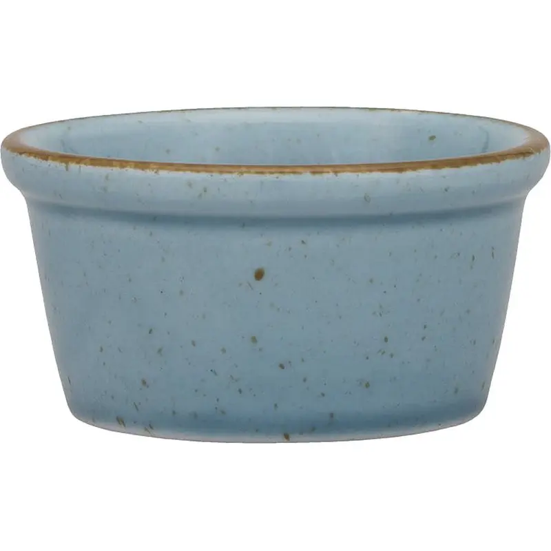 Stalgast Dipschale, Serie Ameryka, türkis, braun gesprenkelt, Ø 80 mm, 12 Stück