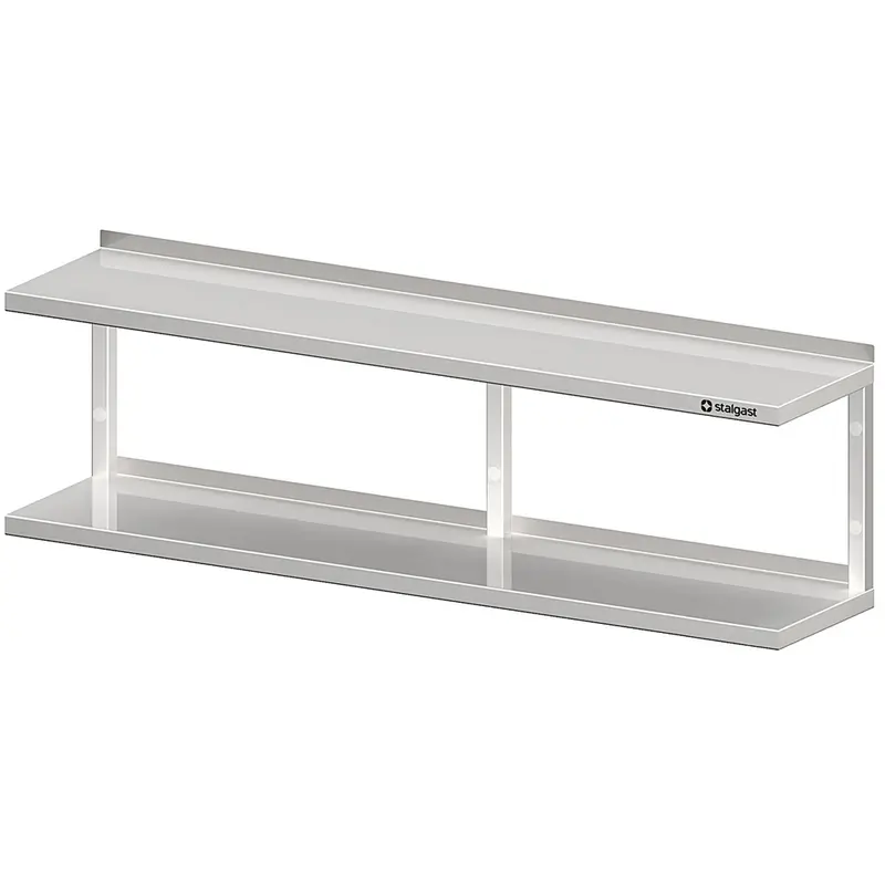 Stalgast Doppel-Wandbord mit Profilen 1400x400x390 mm, verschweißt