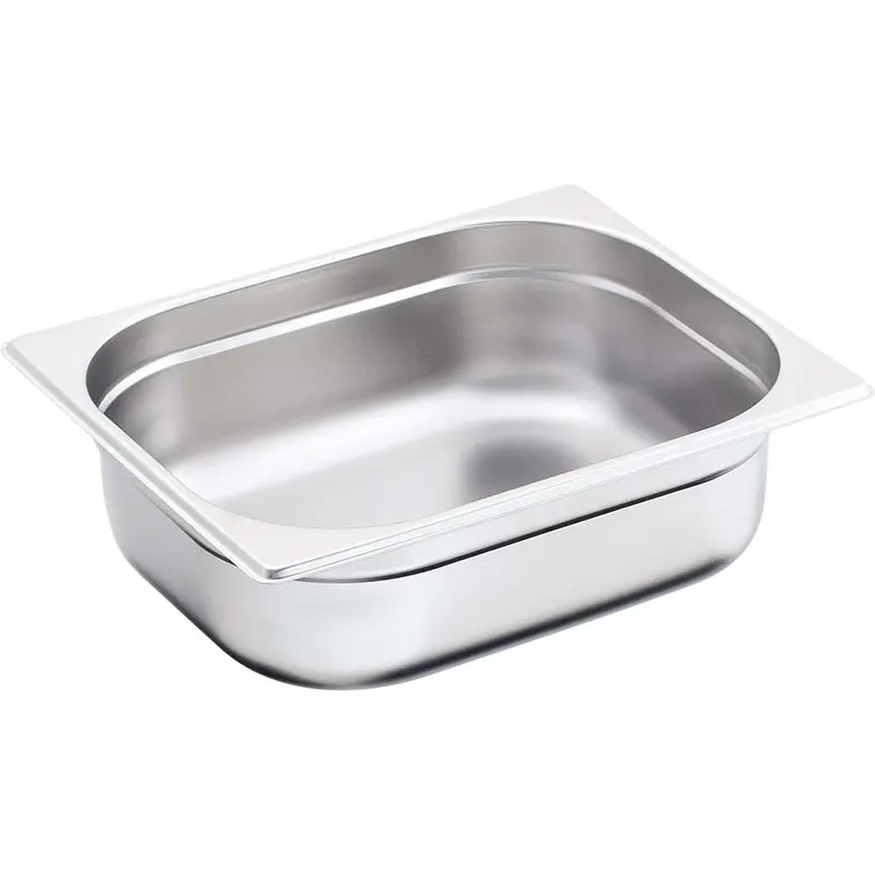 Stalgast Edelstahl Gastronormbehälter Serie BASIC, GN 1/2 (150mm)