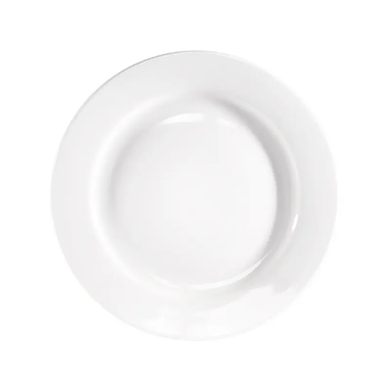 Stalgast Flacher Teller, reinweißes Hotelporzellan, Serie Isabell, Stalgast, Ø 250 mm