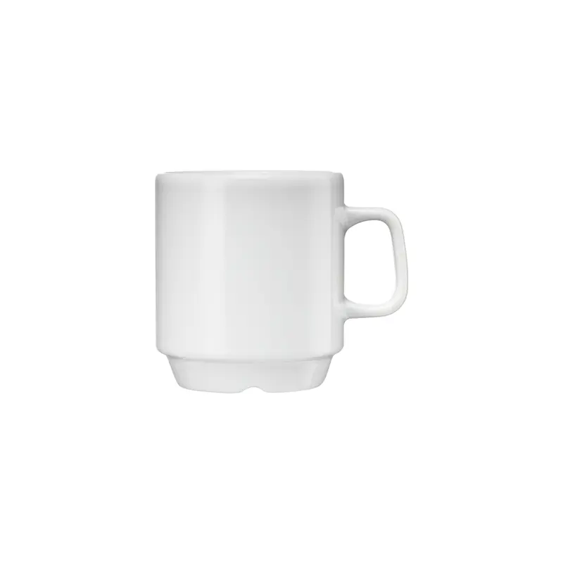 Stalgast Kaffeebecher, Porzellan, Serie Kaszub/Hell, Lubiana, 0,2 Liter