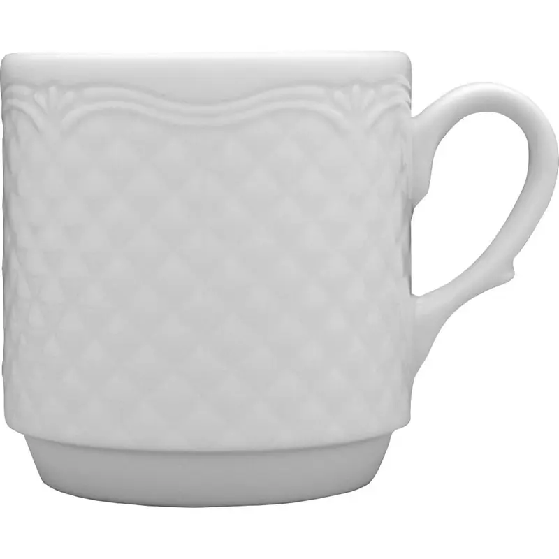 Stalgast Kaffeebecher, Porzellan, weiß, Serie Aphrodite, Lubiana, 300 ml