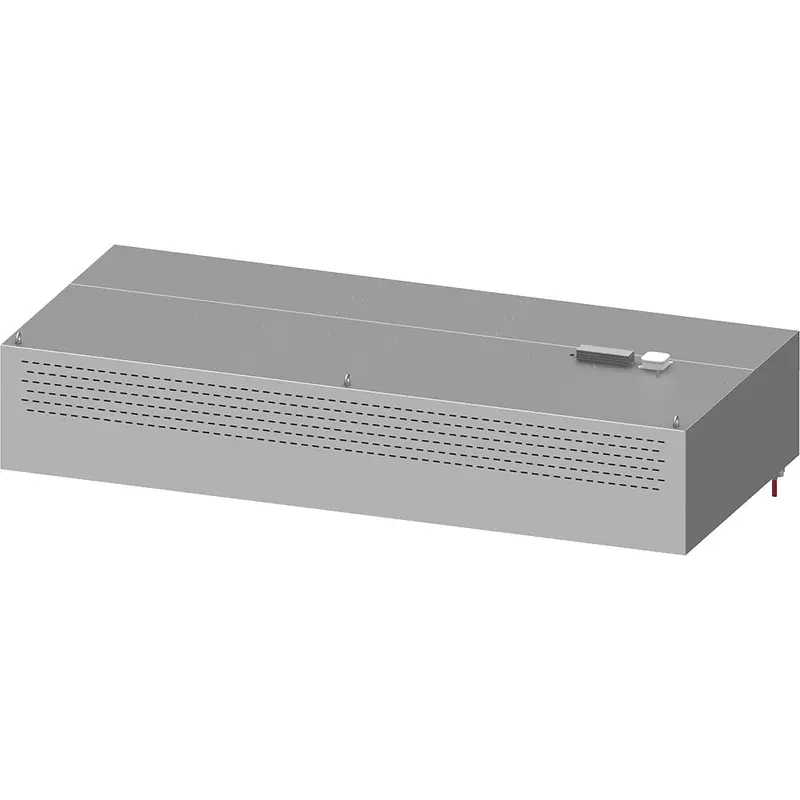 Stalgast Kompensations-Wandhaube "Basic Line", Kastenform 2500 mm x 900 mm mit Flammschutzfilter Typ B