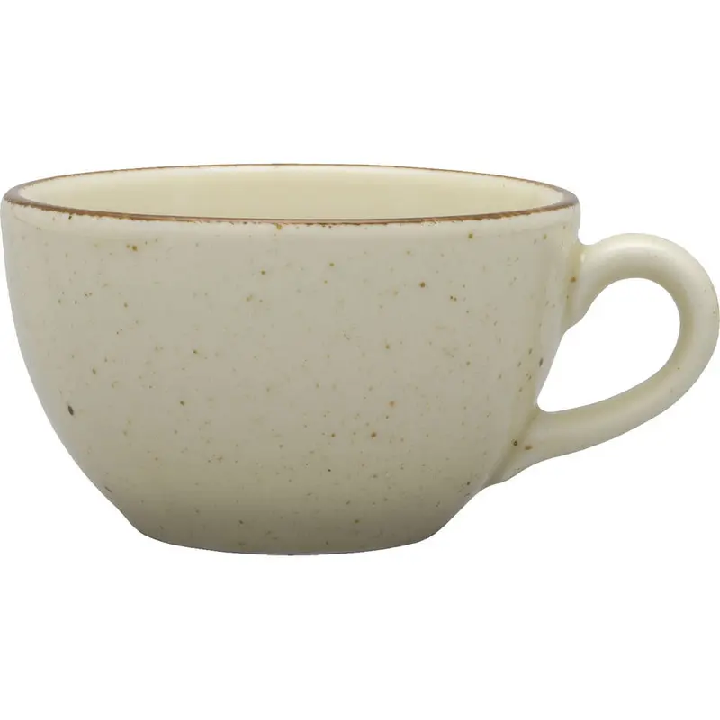 Stalgast Obertasse, Serie Aida, cremefarben, braun gesprenkelt, 280 ml, 12 Stück