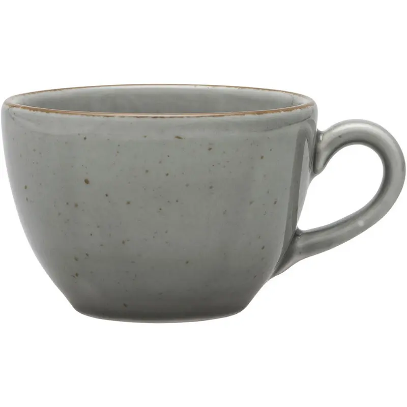 Stalgast Obertasse, Serie Aida, grau, braun gesprenkelt, 180 ml, 12 Stück