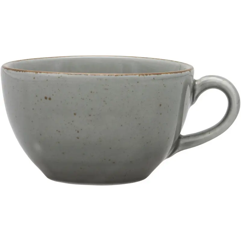 Stalgast Obertasse, Serie Aida, grau, braun gesprenkelt, 280 ml, 12 Stück