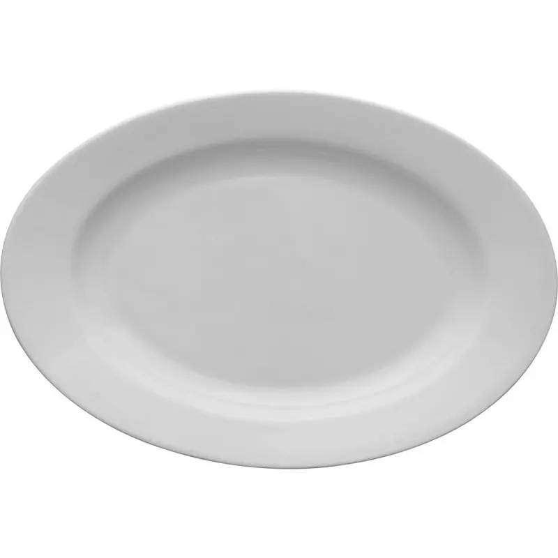 Stalgast Ovale Servierplatte, Porzellan, Lubiana, Serie Kaszub/Hel, 280x195 mm