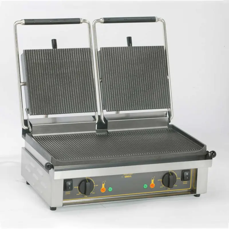 Stalgast ROLLER GRILL Kontaktgrill doppelt, 600x385x220 mm (BxTxH), 2x 2 kW