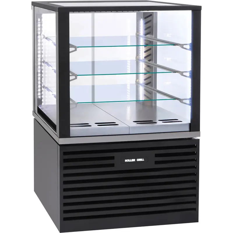 Stalgast ROLLER GRILL Präsentations-Kühltheke, doppelwandig, 800x750x1400 mm (BxTxH)