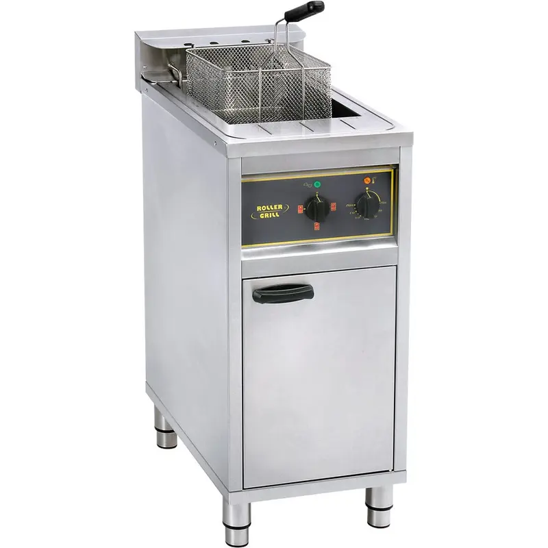 Stalgast ROLLER GRILL Standfritteuse mit einem Becken 16 L, 400x600x980 (BxTxH), 12 kW