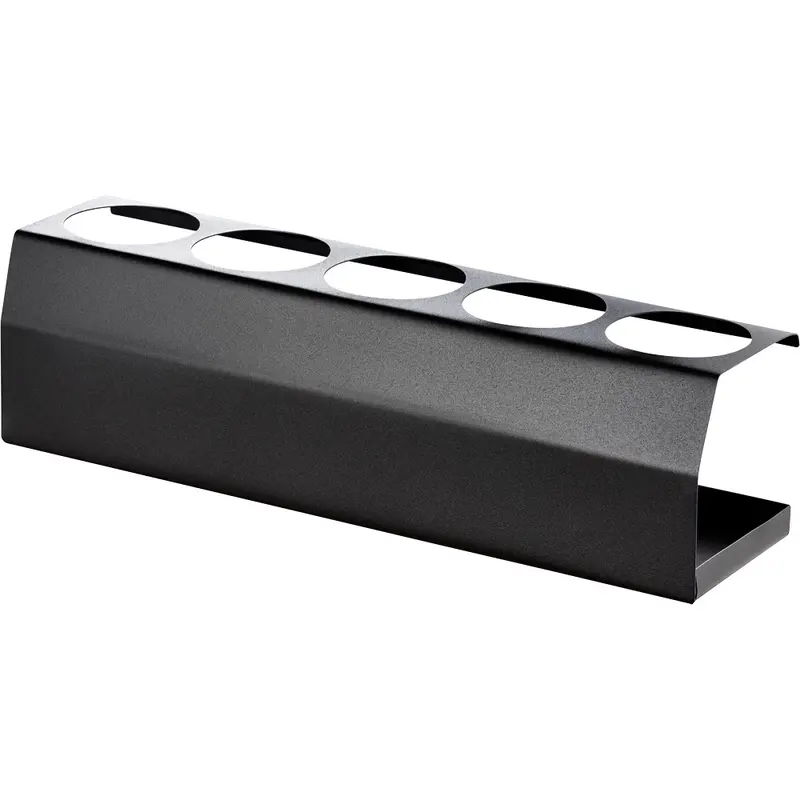 Stalgast Saucenständer schwarz, geeignet für fünf Flaschen Ø 72 mm, 435x110x120 mm (BxTxH)