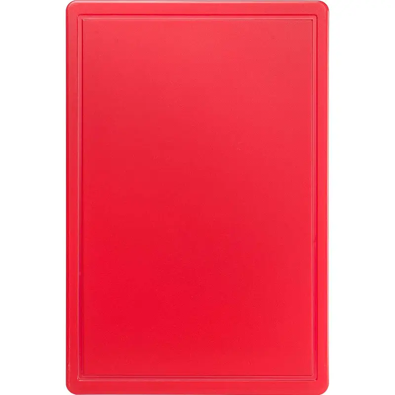 Stalgast Schneidbrett, HACCP, Farbe rot, 600 x 400 x 18 mm (BxTxH)