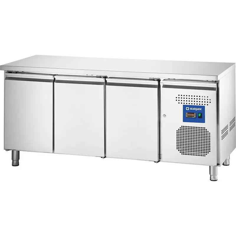 STALGAST Starline Tiefkühltisch mit 3 Türen, 417 Liter, 1795x700x850 (BxTxH)