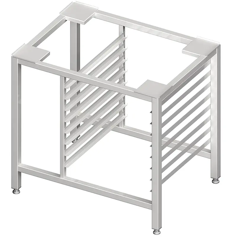 Stalgast Untergestell mit GN 1/1 Einschubschienen, 1050x770x750 mm, verschweißt
