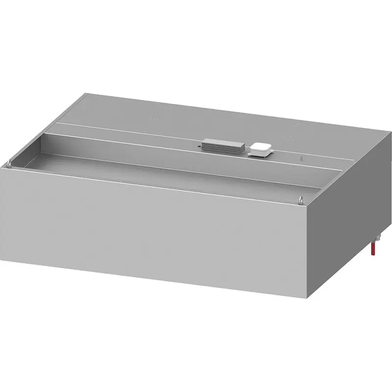 Stalgast Wandhaube "Basic Line", Kastenform 1400 mm x 1400 mm mit Flammschutzfilter Typ B