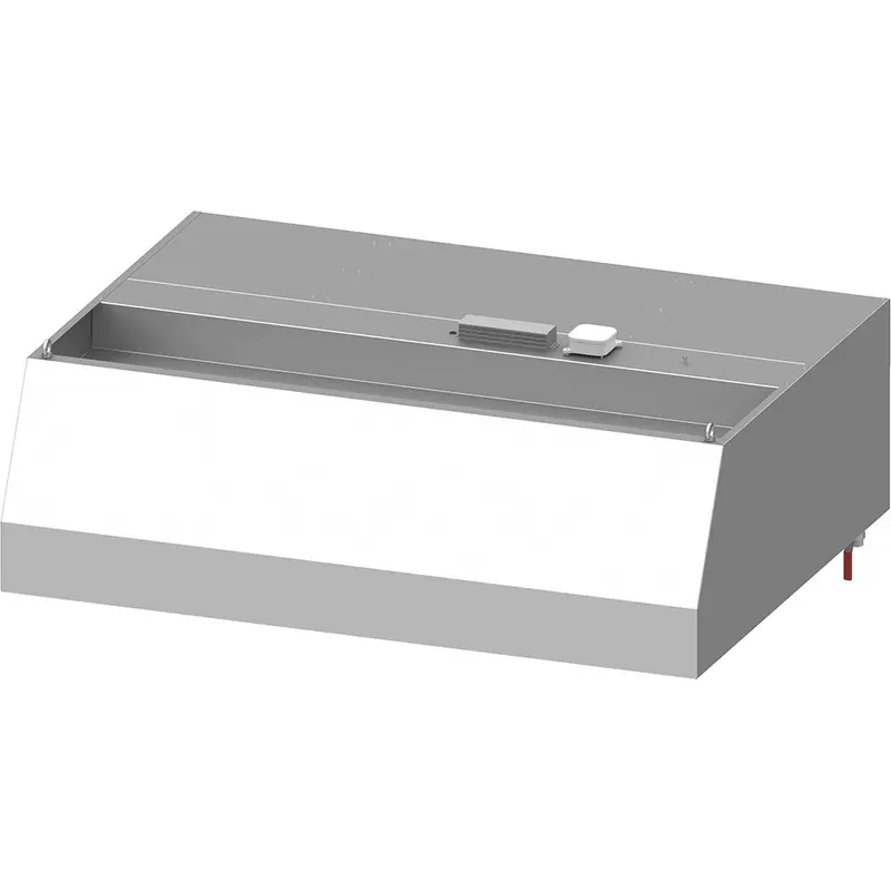 Stalgast Wandhaube "Basic Line", Trapezform 1400 mm x 1000 mm mit Flammschutzfilter Typ B