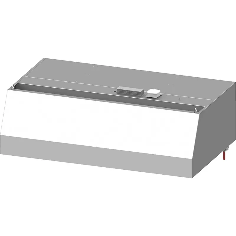 Stalgast Wandhaube "Basic Line", Trapezform 1400 mm x 800 mm mit Flammschutzfilter Typ B