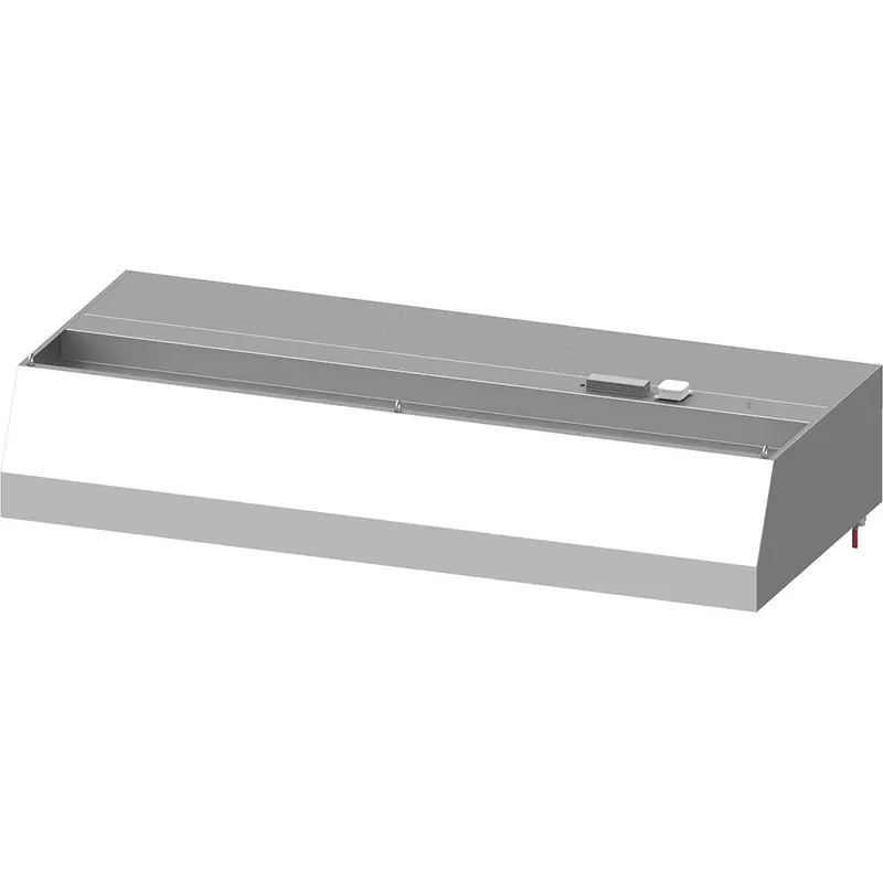 Stalgast Wandhaube "Basic Line", Trapezform 2300 mm x 1100 mm mit Flammschutzfilter Typ B