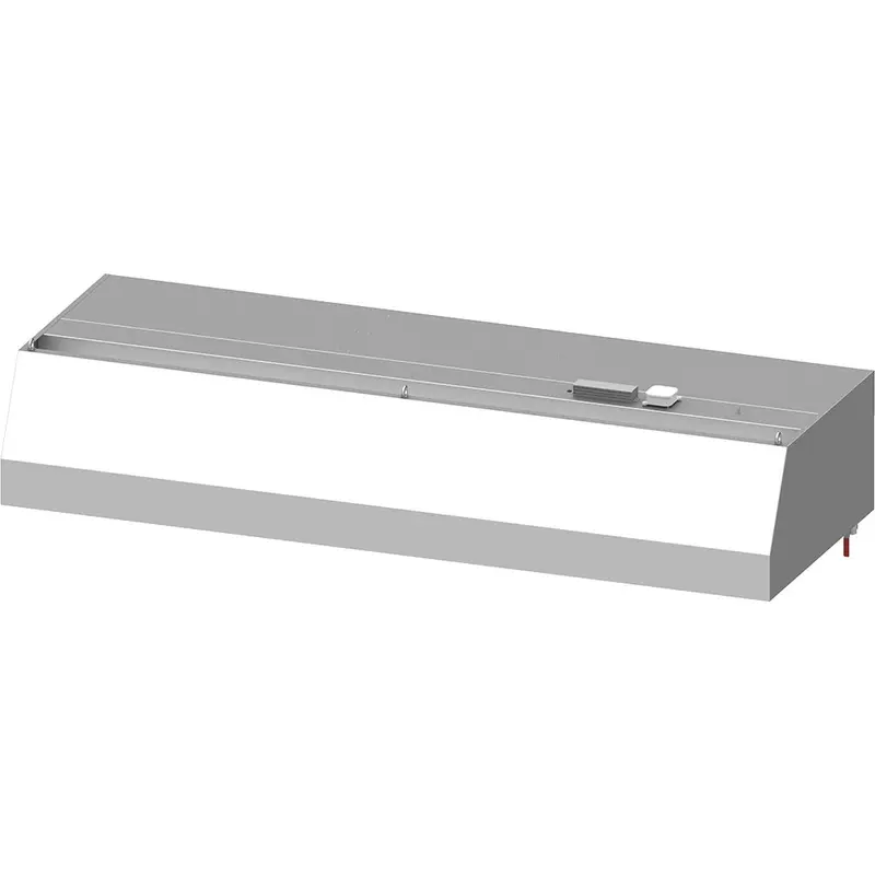 Stalgast Wandhaube "Basic Line", Trapezform 2600 mm x 800 mm mit Flammschutzfilter Typ B